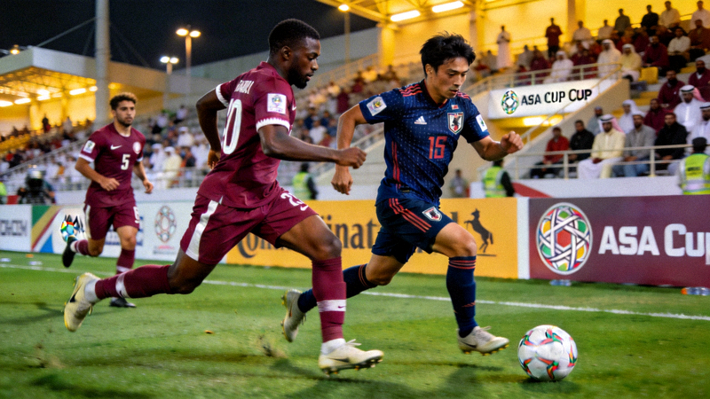 亚洲杯卡塔尔与日本决赛精彩瞬间